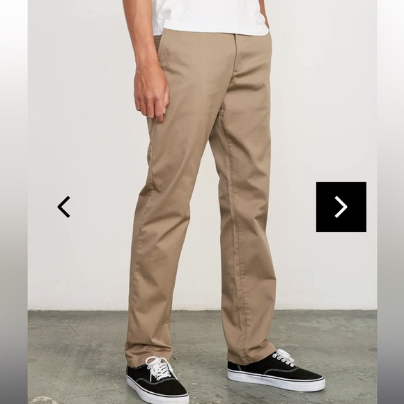 RVCA men’s weekend chino pant in dark khaki. 36. GUC. - Picture 13 of 16
